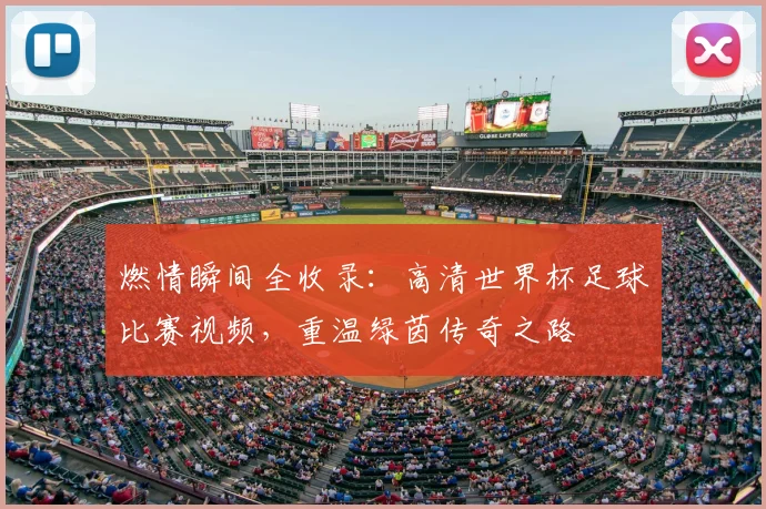 燃情瞬间全收录：高清世界杯足球比赛视频，重温绿茵传奇之路